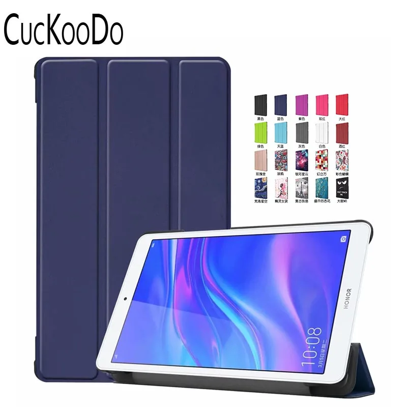 200 шт./лот для huawei MediaPad T5 8,0 '', тонкий смарт Trifold Стенд чехол для huawei MediaPad T5 8-планшет