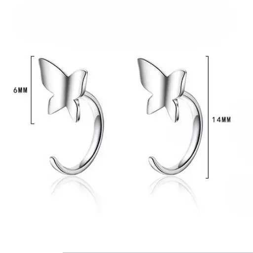 TJP высокое качество 925 серебряные серьги для женщин ювелирные изделия Модные женские серьги-кольца Черные Геометрические аксессуары для девочек леди
