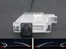 Fisheye Lens 1080P Trajectory Tracks Car Rear view Camera for Peugeot 2008 2015 Waterproof Backup Car Reverse Camera