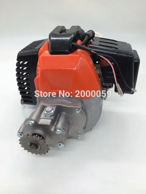 Cheap 49CC COMPLETE ENGINE 2 STROKE SUPER POCKET BIKE ELECTRIC START