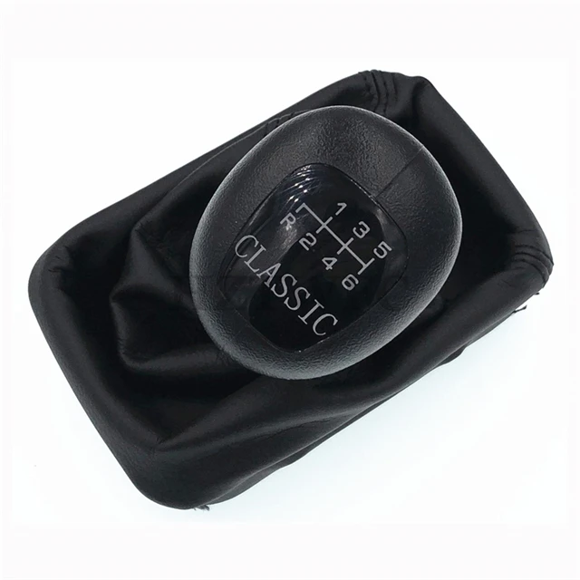 

High Quality 6 Speed Car Shift Gear Knobs With Gaitor For Mercedes Benz W202 C Class CLASSIC AVANTGARDE ELEGANCE
