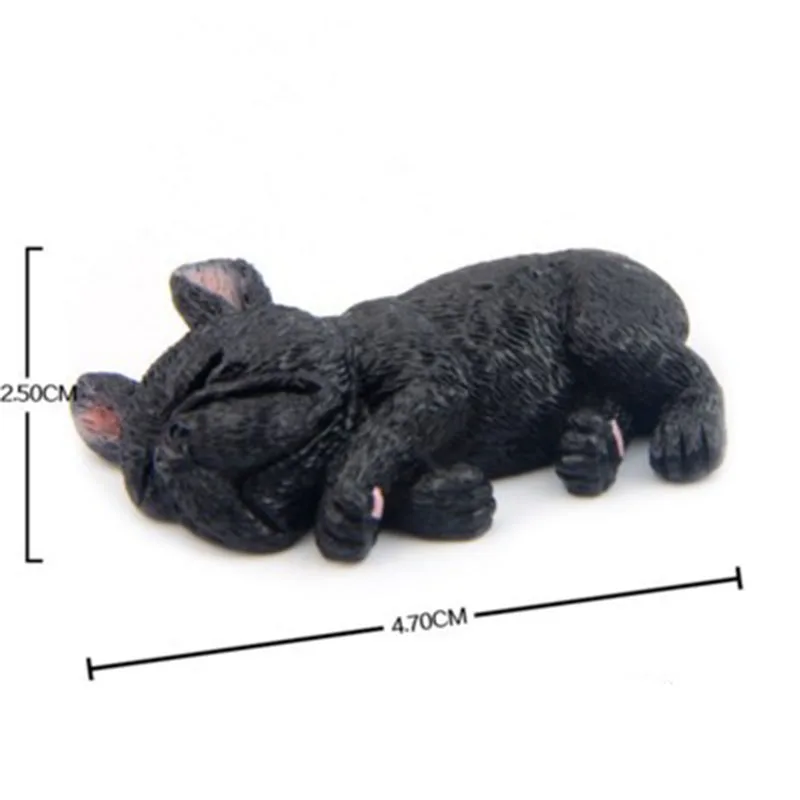1pcs French Bulldog Fridge Magnets For Home Decoration Cute Cartoon Dog Sleep Pattern Refrigerator Stickers For Kids Stickers