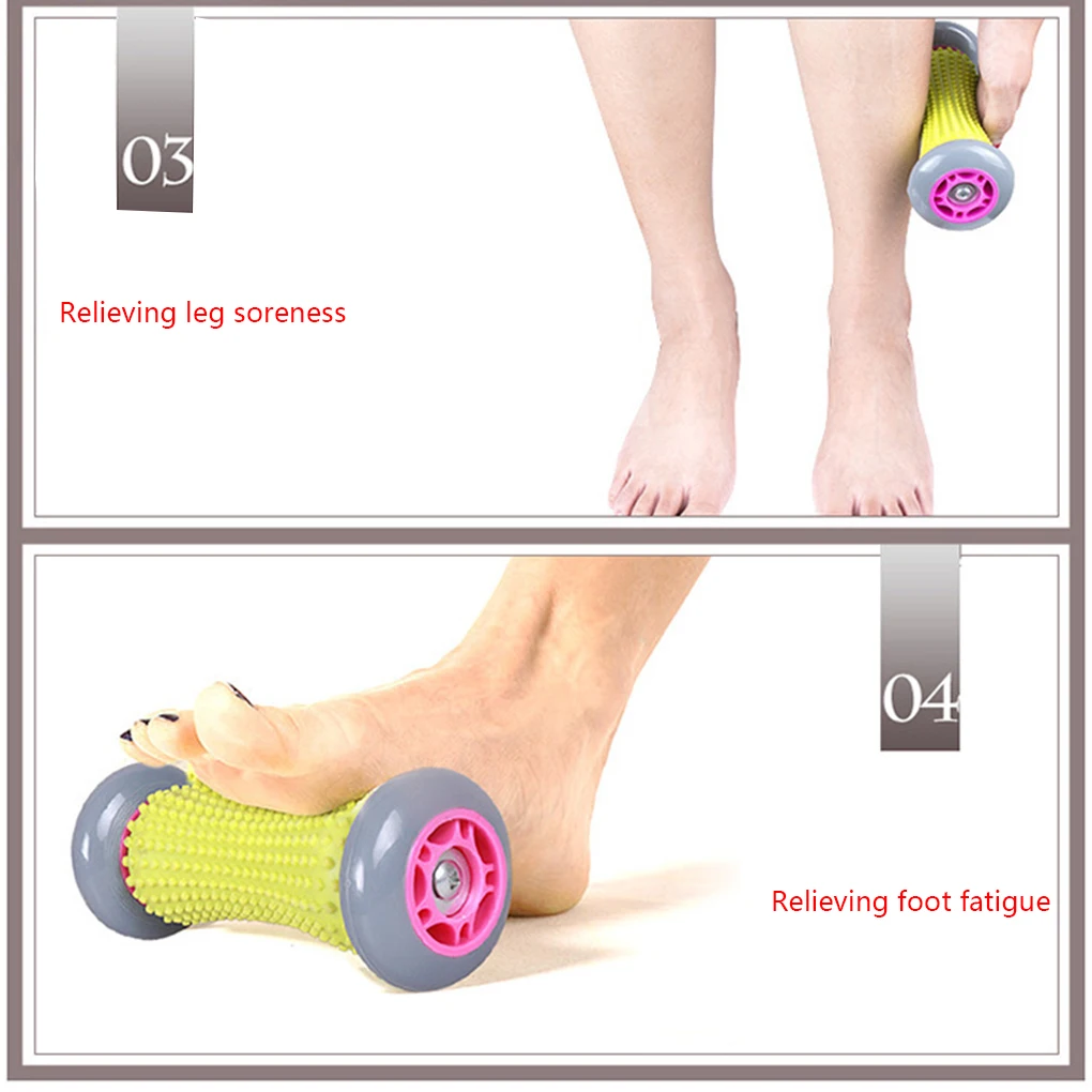 Color Random Foot Massage Roller Plantar Fasciitis Foot Roller Muscle Relief for Deep Tissue