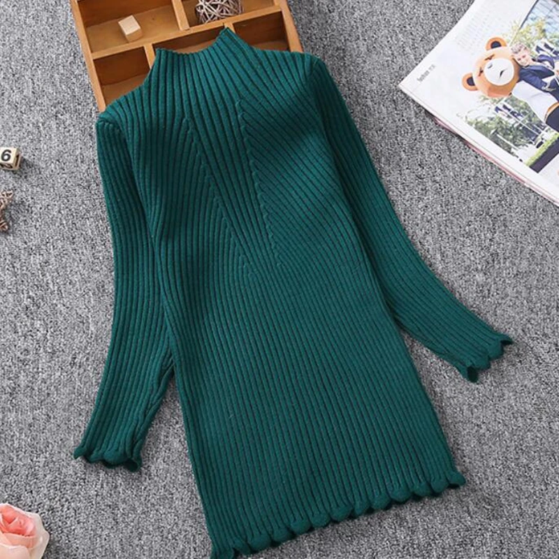 Girls Knitted Sweater Dress 2