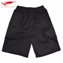 Мужские профессиональные шорты голкипера мужской, футбол тренировочные шорты вратарь Спорт Футбол регби Защита ног Губка хлопок шорты