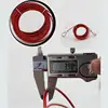HQ RW01 RED PVC Plastic Coated Galvanized Steel Wire Rope Flexible Cable for Clothesline Fence Trellis 2-8MM Diameter 4