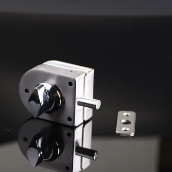 

European Style Stainless Steel Security Glass Door Lock Glass Single door one-way open knob door lock no key for home