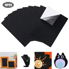 10 adet 30x21cm kendinden yapışkanlı kadife kumaş yüksek kaliteli katı kumaş DIY astar yapışkan kağıt takı çekmece kutusu dikiş aksesuar