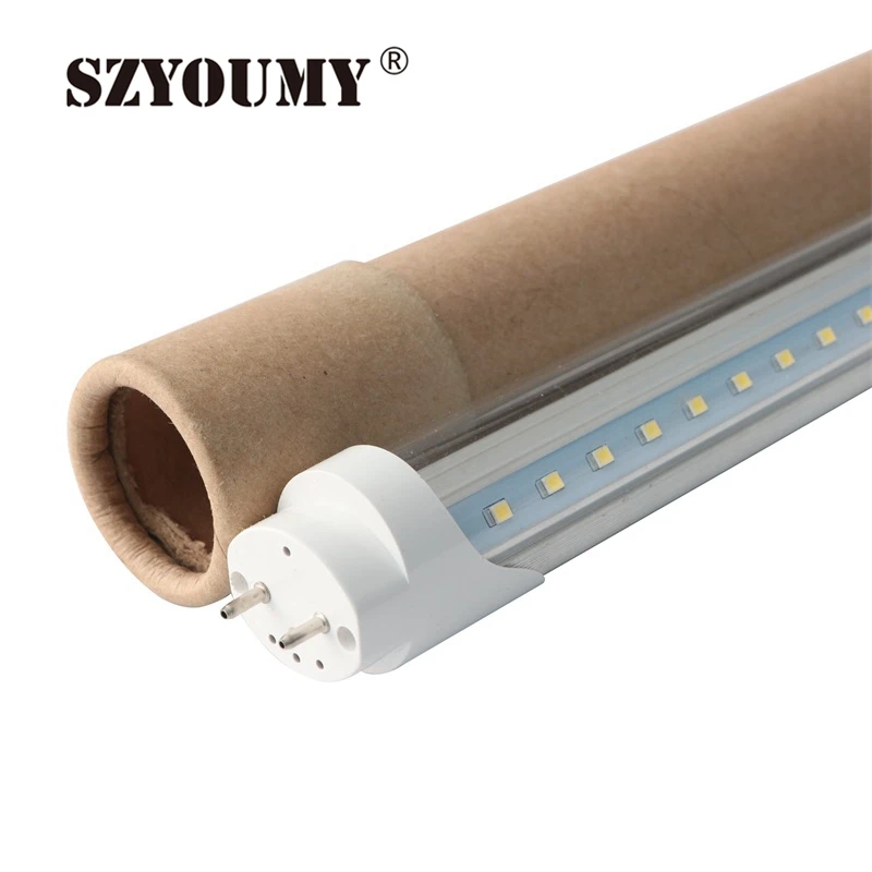 SZYOUMY 50 шт. SMD 2835 Светодиодная трубка T8 G13 85 265 в 22 Вт 1200 мм светящасветильник лампа