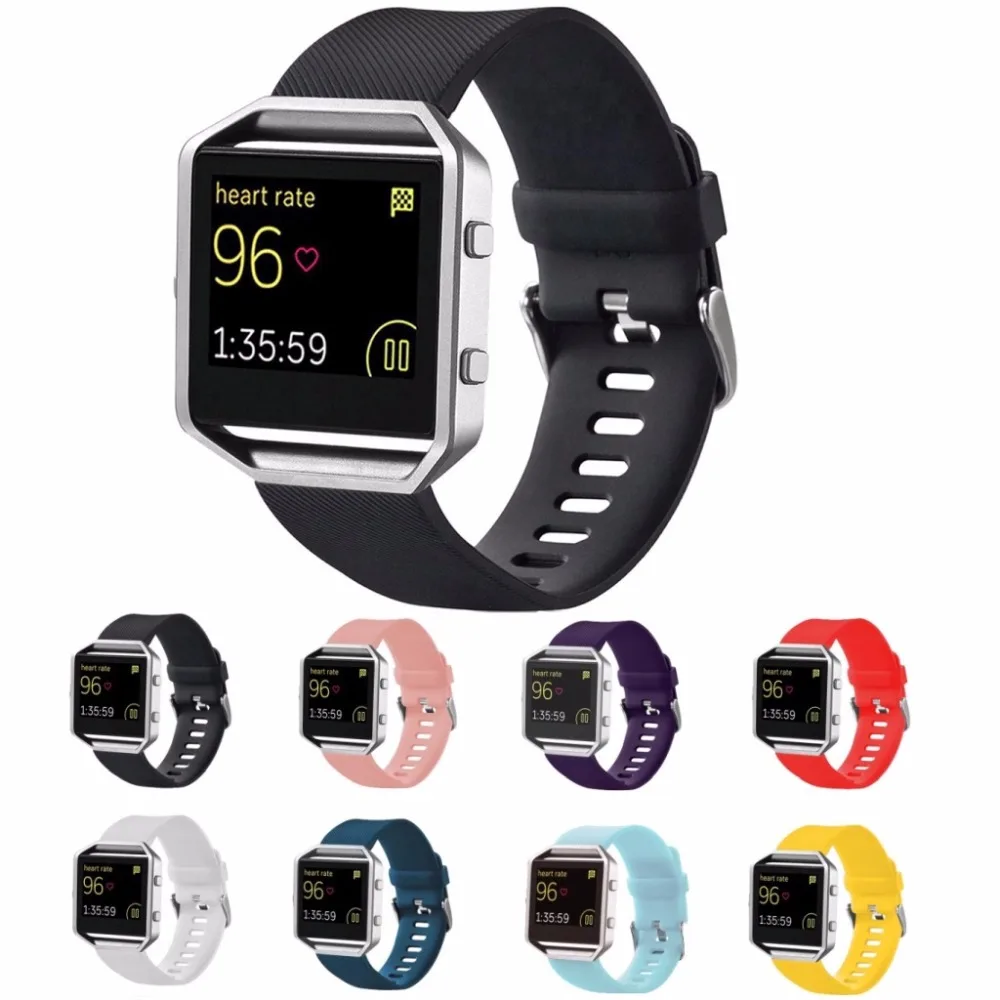 Straps Silicone Watch Band Strap for Fitbit Blaze