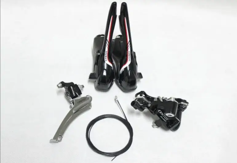 1 set Genuine 2x10 Microshift CENTOS Double 10 Speed shifter + Front Derailleur + Rear