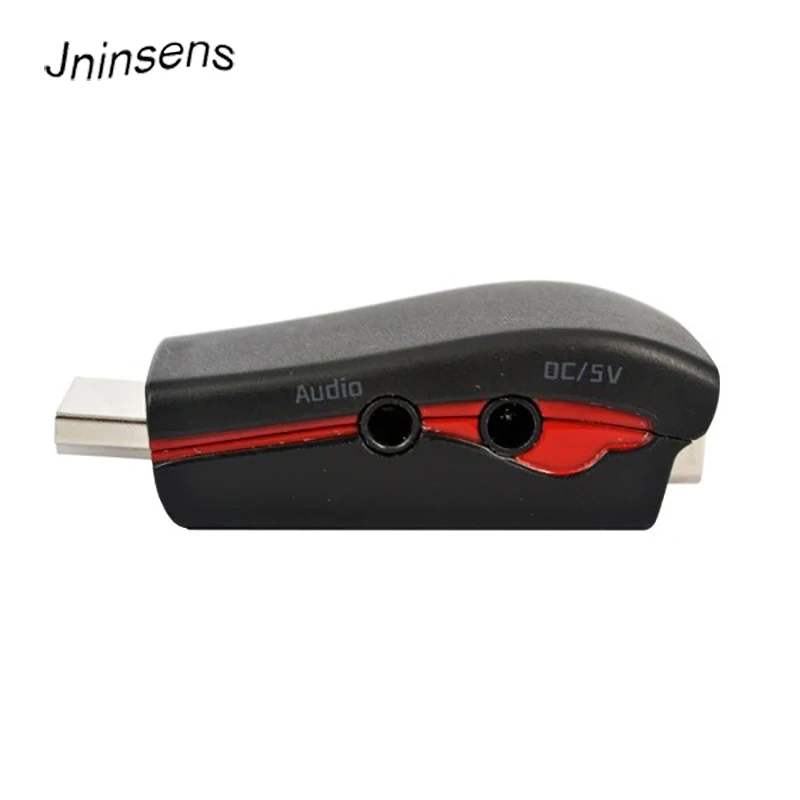 1080P HDMI папа к женскому VGA адаптер Разъем конвертер с аудио кабелем USB кабель