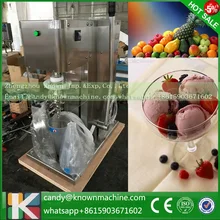 Fruit ice cream feeder from factory selling gelato fruit nuts mixer