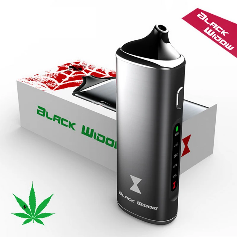 Original herbal vaporizer Black Widow vapor box mod vaporizador dry