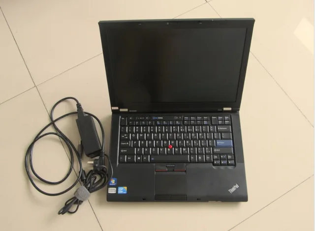 Cheap used computer t410 i5 4g car diagnostic laptop without hdd thinkpad with battery price best works for mb star c4 c5 for bmw icom