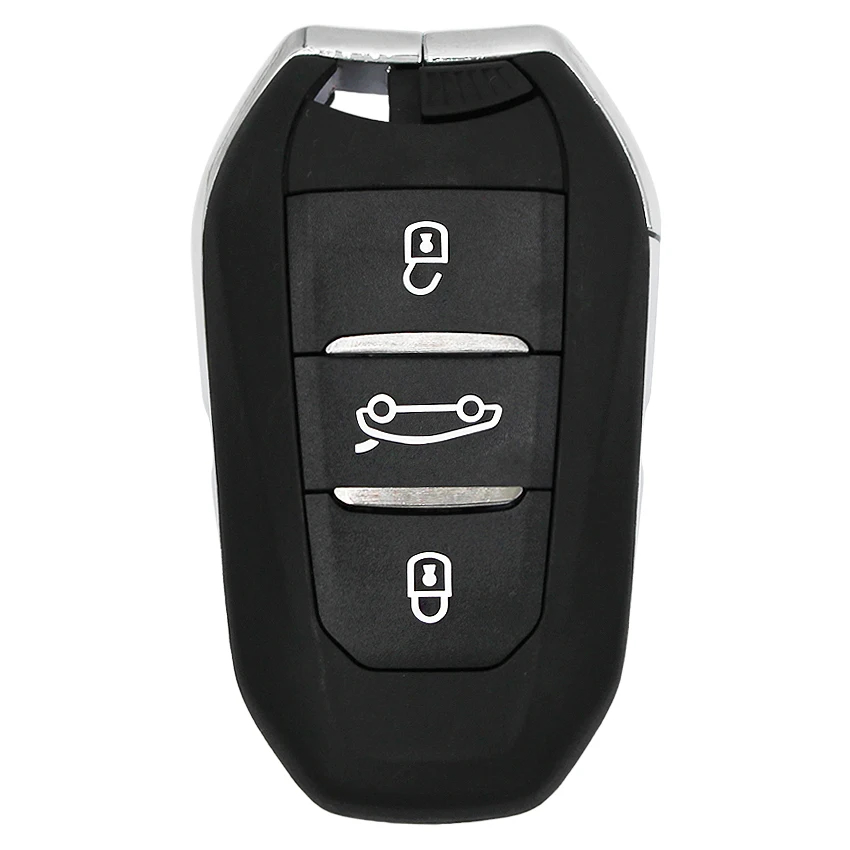 DS smart keyless go дистанционный ключ 3 кнопки 433 МГц PCF7945 46 чип для peugeot 308 508 для Citroen C4 DS4 DS5 Аварийный ключ HU83