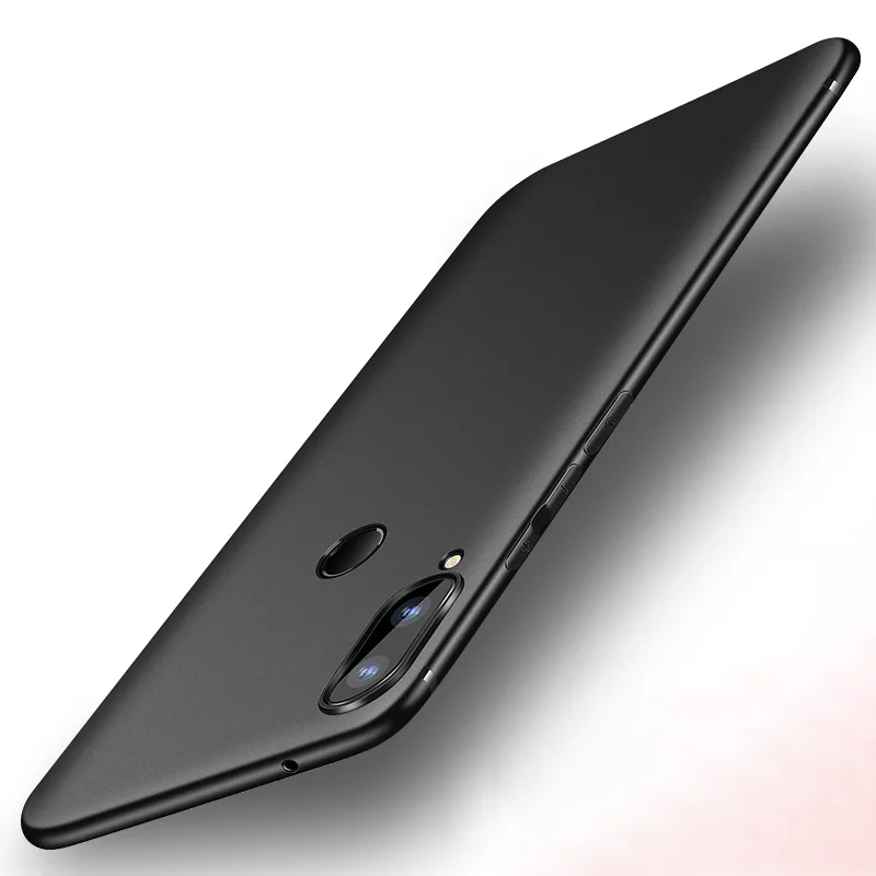 Матовый ТПУ чехол Cafele для Xiaomi Redmi Note 7 8 pro, ультратонкий 0,4 мм мягкий чехол для Xiaomi Redmi Note 7 8 pro, чехол - Цвет: Черный