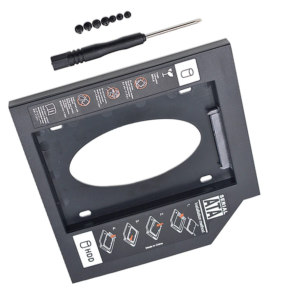 12.7mm SATA to SATA 2nd Hard Drive HDD Caddy For HP Pavilion DV4 DV5