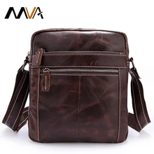 Echtes leder männer rindsleder umhängetasche crossbody taschen männer messenger bags vintage kleine männer leder tasche casual männlichen klappe mva