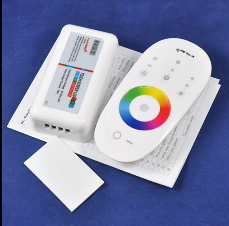 

2.4g controller wireless 12-24v touch rgb controller with lights dimmable