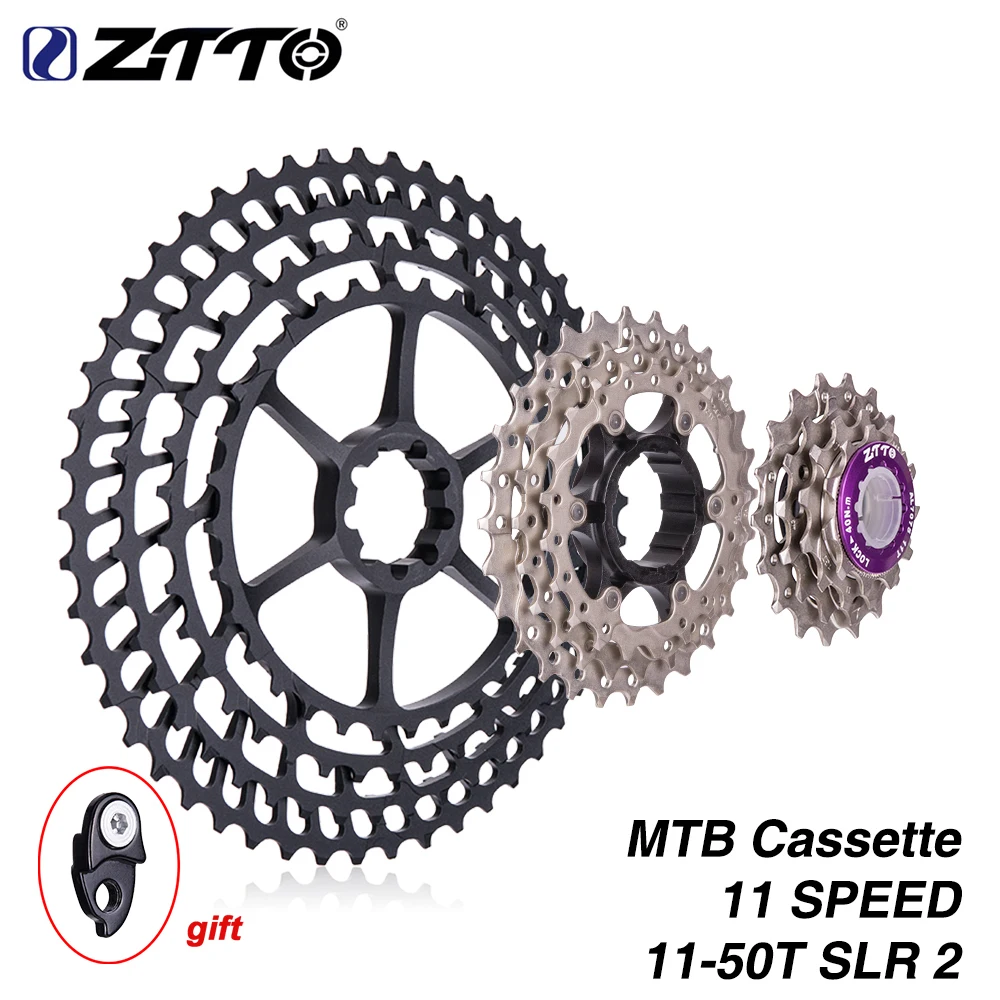 Велосипед ZTTO MTB 11s 11 50T SLR2 кассета скоростей широкое соотношение Сверхлегкий k7 11S 50t