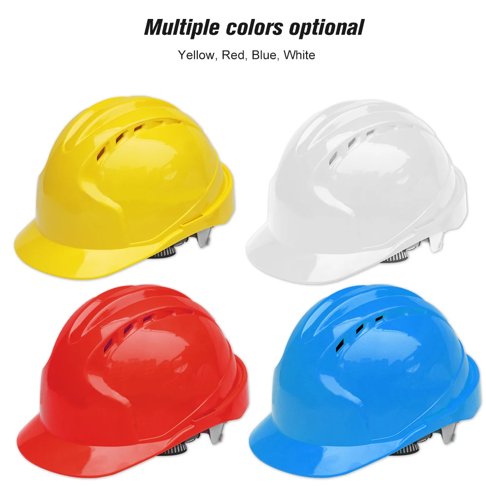 

Safety Helmet Work Hard Hat Cap Worker Breathable Ventilation Workplace Warehouse Safety Head Protection