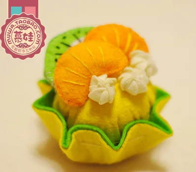 Lovely Cake puff Fabric Felt kit Non-woven cloth Craft DIY Sewing set Felt Handwork Material DIY needlework supplies