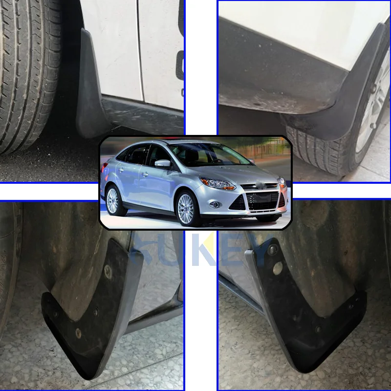 AX передние задние брызговики набор брызговиков для Ford Focus 3 MK3 4Dr Sedan 2011- Брызговики 2013 2012