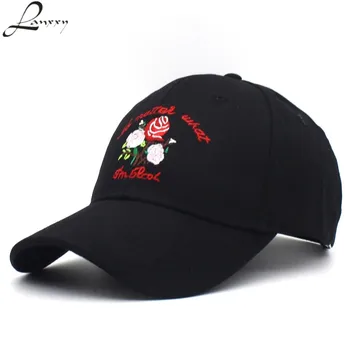 

Lanxxy 2018 New Women Caps Rose Flowers Snapback Hats Summer Outdoor Headwear Ladies Baseball Caps Floral Casquette