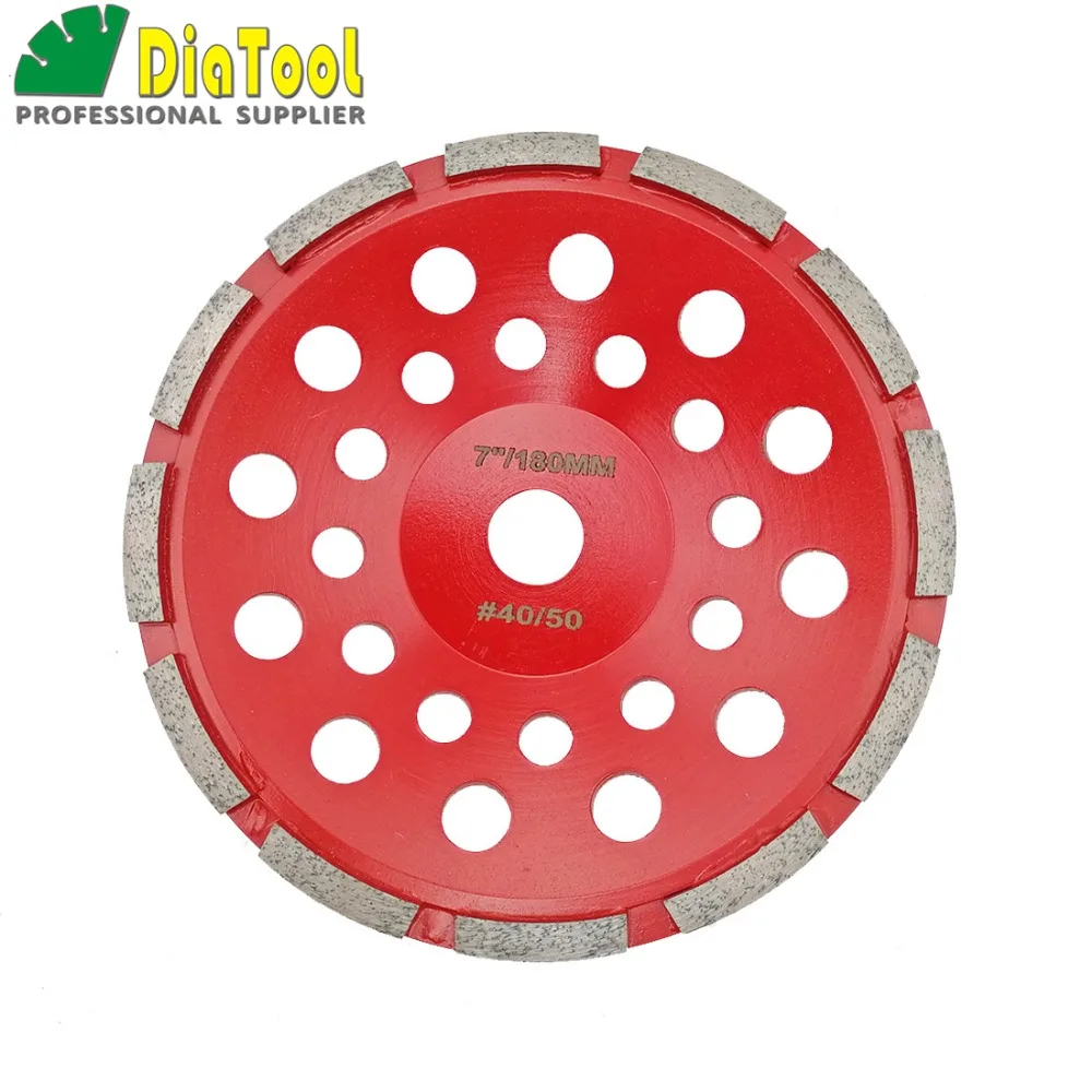 DIATOOL Diameter 180MM Diamond Single Row Cup Wheel For Concrete