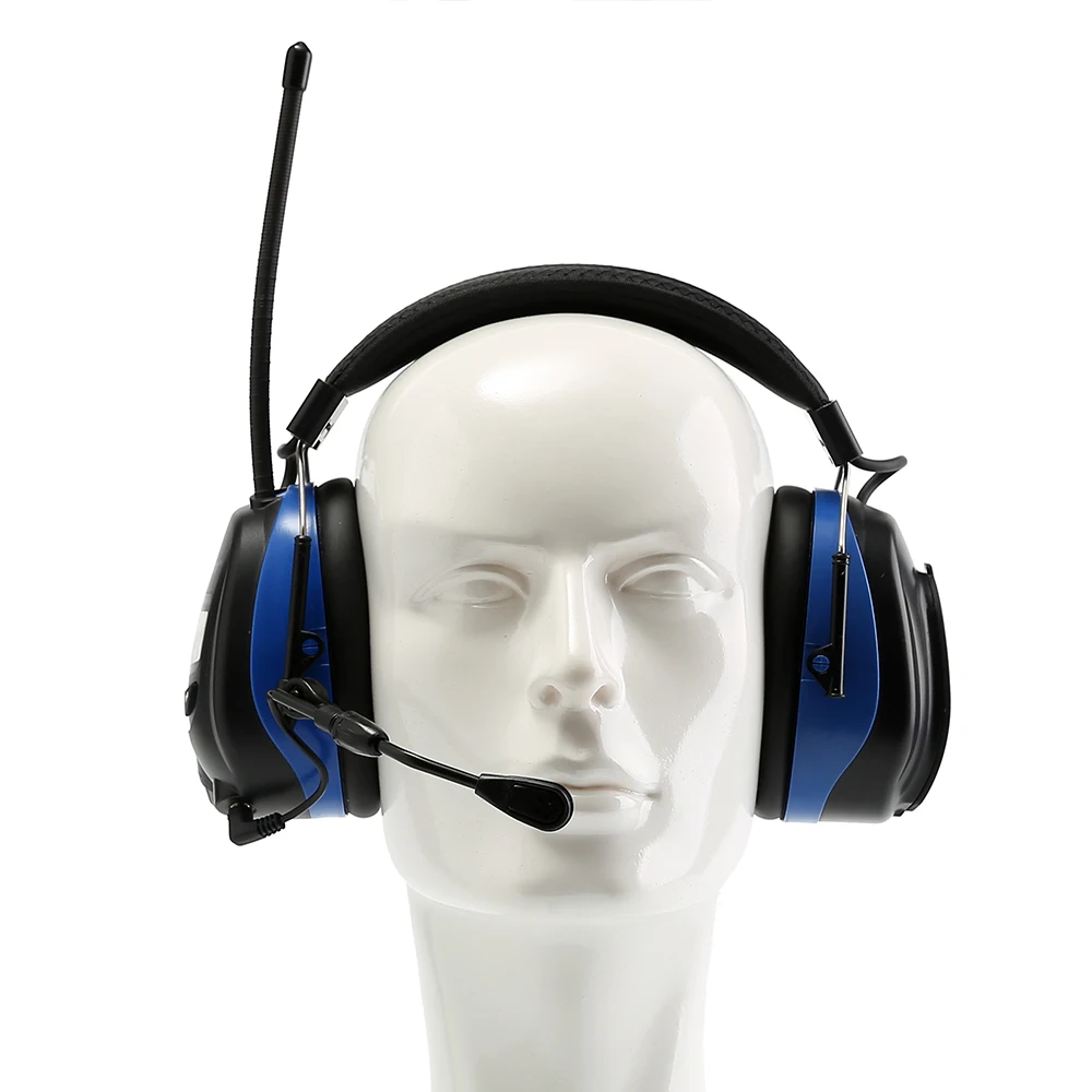 Bluetooth 4.3 Hearing Protector Earmuff with Microphone Noise Reduction Tactical Headset Ear Protection AM/FM Radio Ear Muff Bluetooth 4.3 Hearing Protector Earmuff with Microphone Noise Reduction Tactical Headset Ear Protection AM/FM Radio Ear Muff