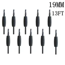 Yilong 10 шт. 19 мм 13ft новые одноразовые силиконовый черный Насадки для татуажа советы и сцепление с наконечником