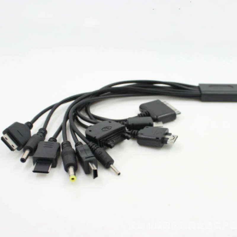 Зарядное устройство 10 в 1 USB кабель для iPod Motorola Nokia Samsung LG Sony Ericsson K750 бытовая