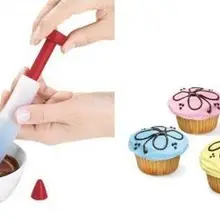 Плиты силиконовые ручки Торт Cookie Кондитерские крем Шоколадный Обледенение украшения Шприц Инструменты забавные украшения торта пера