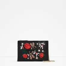 Rivet Broderie De Luxe Sac À Main Rabat Femmes En Cuir Chaîne Messenger Sac Marque Lady Sac À Main Avec Couvercle Mini Petit Sac Bandoulière