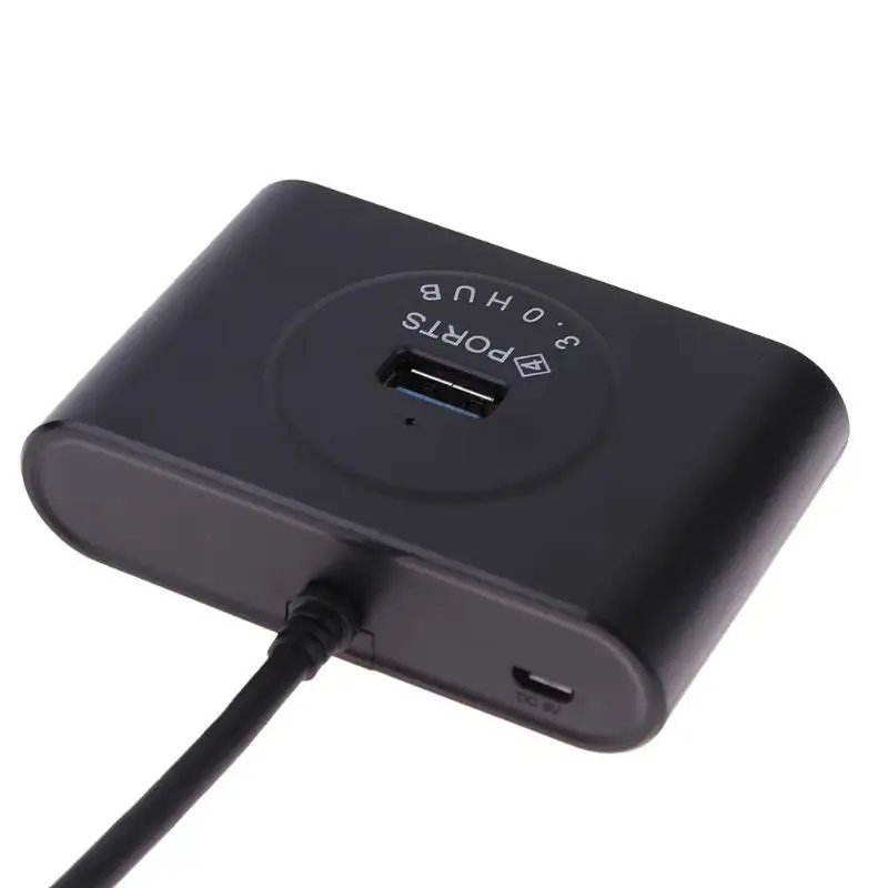 Высокоскоростной 5 Гбит/с 4 портами USB 3,0 концентратор переходник разветвитель конвертер для ноутбука