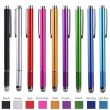 2 в 1 ручка для рисования с сенсорным экраном перо металлическое емкостный стилус для iPhone планшет ПК ноутбук смартфон сотовый телефон