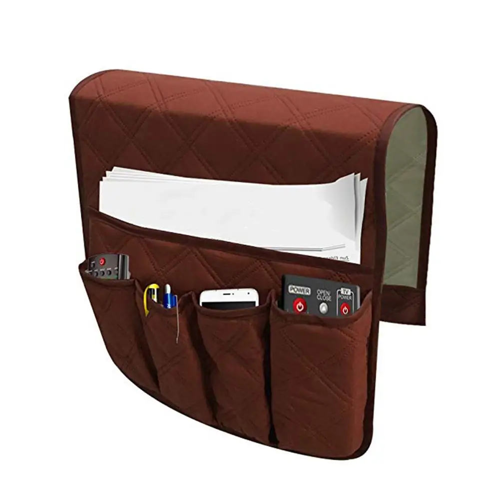 

Practical Waterproof Sofa Armrest Storage Organizer for Tablets TV remotes