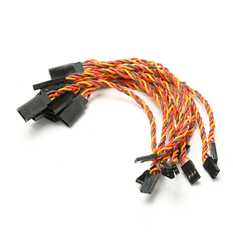 Горячая продажа 10 шт 15/30/45/60 см 22AWG 60 ядро JR анти помех серво удлинитель для RC