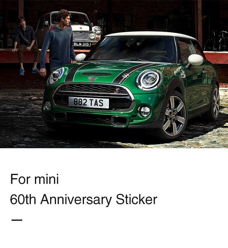 60-я годовщина для Mini Cooper F55 F56 F60 R56 R60 аксессуары издание значок интерьер земляка наклейки Стайлинг для одного JWC