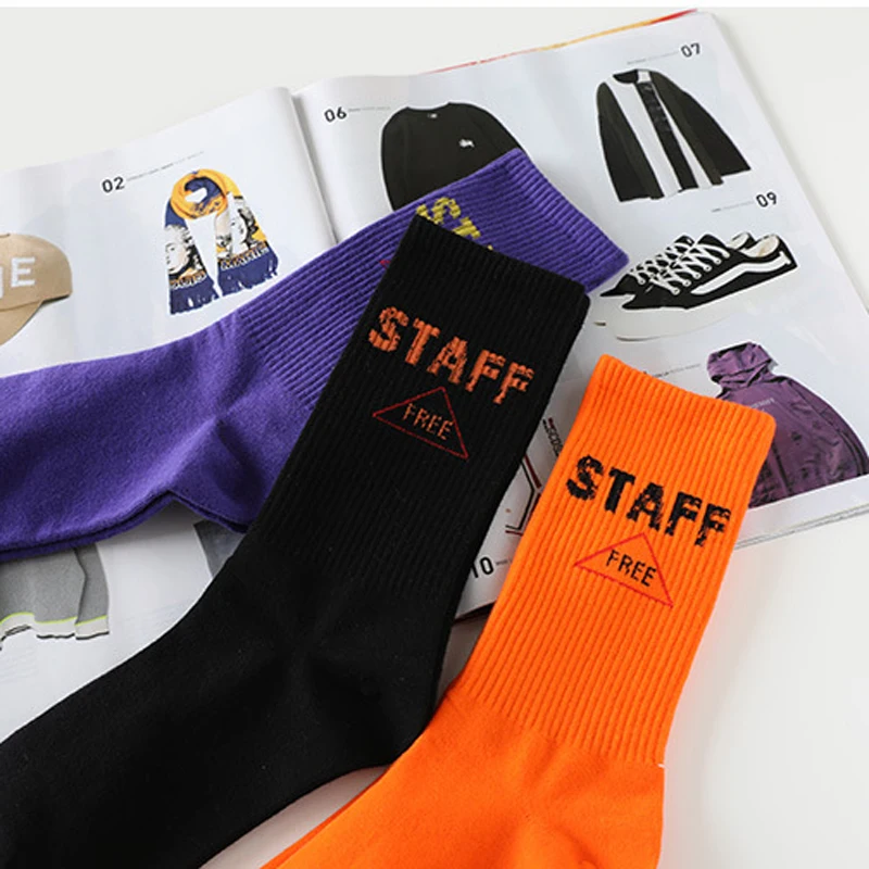 SP& CITY, спортивные мужские носки с буквенным принтом, персональные уличные носки, унисекс, Harajuku, хипстер, для скейтборда, хлопковые носки, плотные, высокое качество, носки