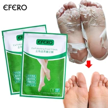 EFERO 3 Пары Детские пилинг для ног маска для удаления омертвевшей кожи маска для ног отшелушивающие носки для педикюра Уход за ногами носки для спа