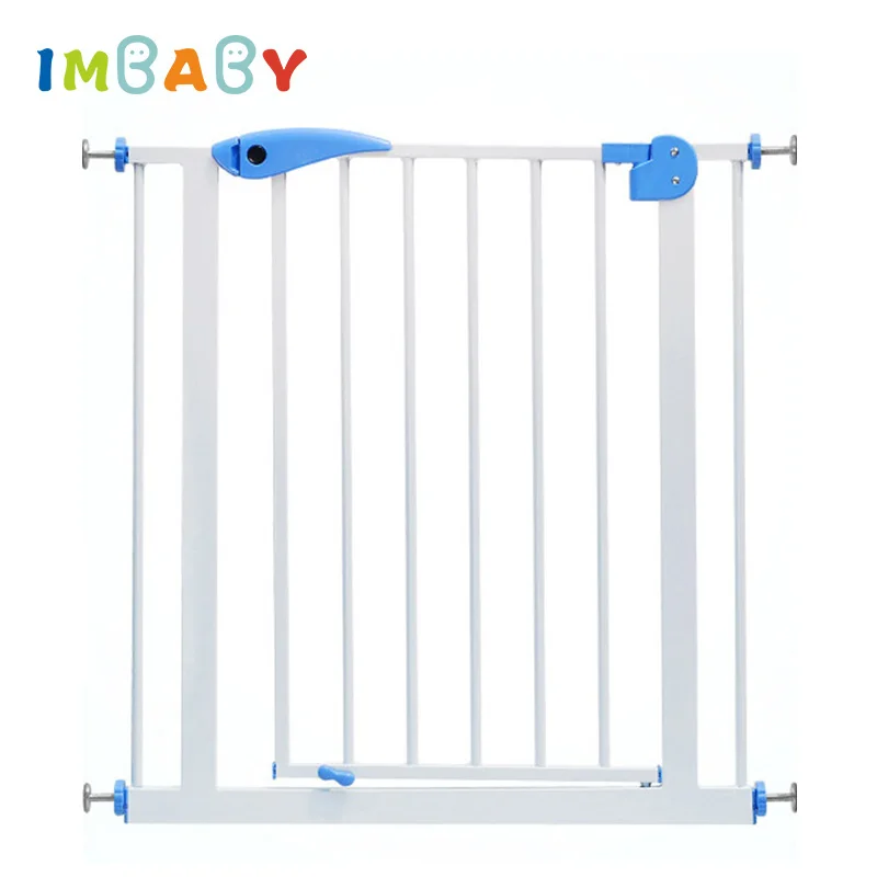

IMBABY 66~84cm Metal Iron Gate Child Baby Stair Fence Pet Dog Grid Railing Isolating Garden Gate