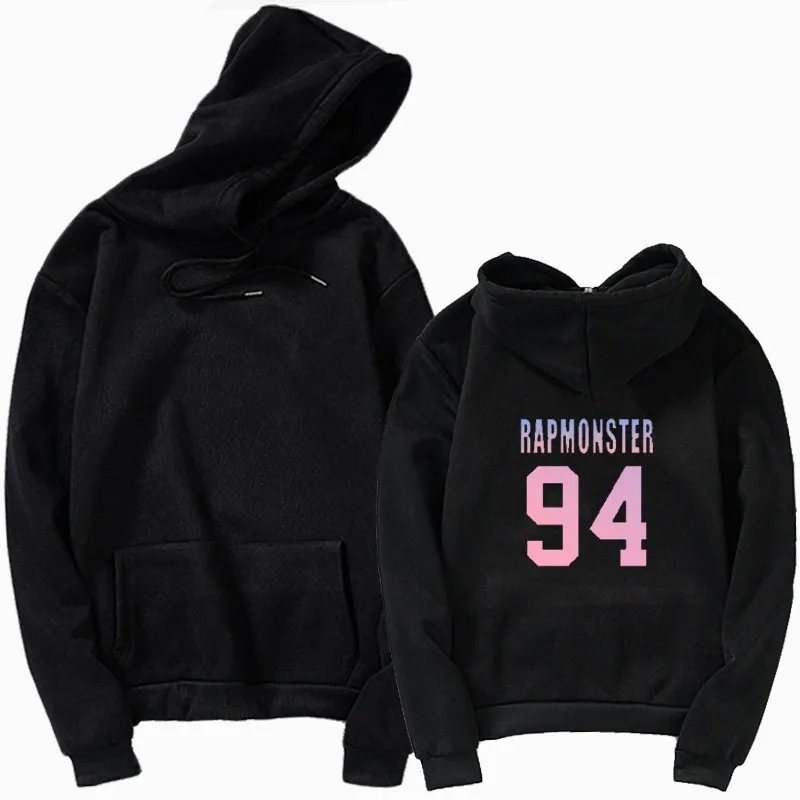 Kpop Bangtan мальчики Rap Monster die Gleiche Каппе Толстовка Herbst зимние женские толстовки RM Langarm