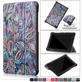 

Slim pu leather Case for Lenovo Tab E7 TB-7104 7 inch Protective Cover Skin for 2018 Tab E7 TB-7104f Flip Stand Cover case + pen