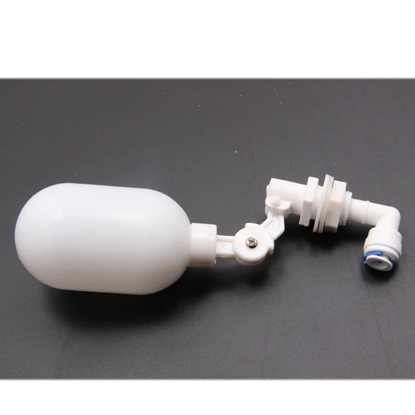 R1/4" Pipe Plastic Float Ball Switch Auto Filling Water Floating Valve With 4042 Connector Fish Tank Aquarium Accessories
