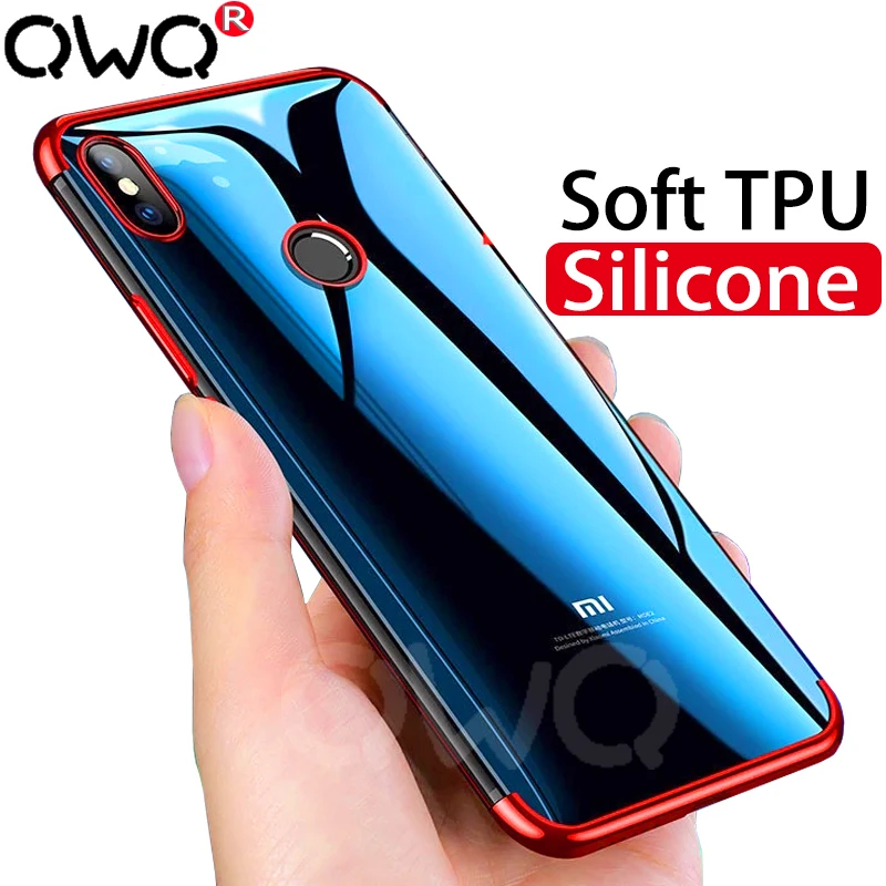 

luxury silicone phone case For Xiaomi mi 8 se mi8 Redmi Note 5A soft TPU Back Cover For Xiaomi Redmi A1 6A 5A 6 Phone Case