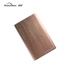 external hard drive 500GB sata to usb hdd 2.5 external hdd mechanical state drive with aluminum hard drive enclosure Blueendless