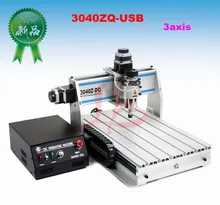 3 axis CNC router 3040 ZQ-USB, Woodworking Carving Machine with USB Port and ball screw