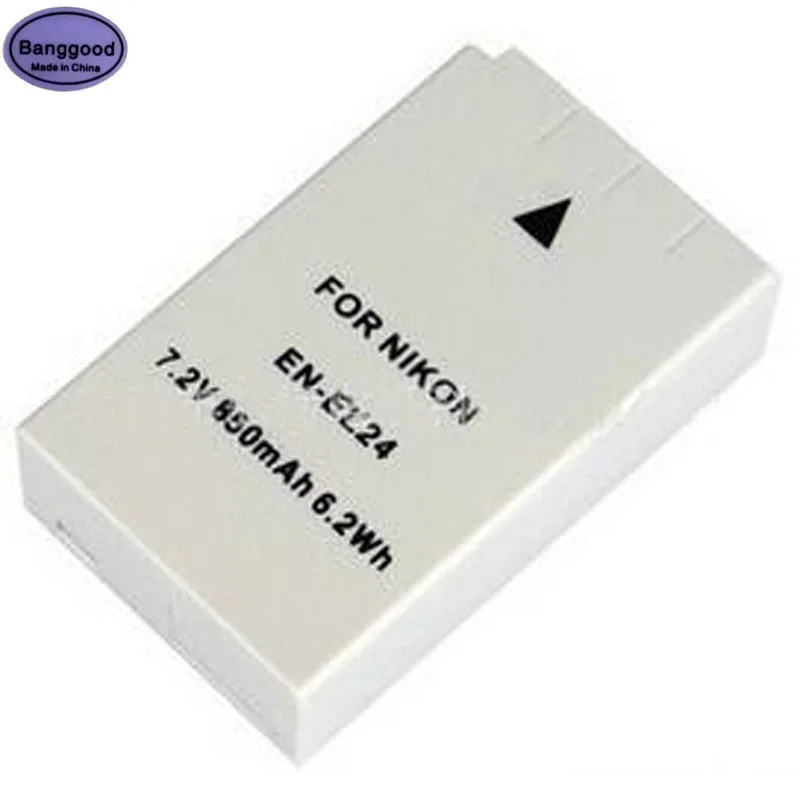 7.2V 850mAh 6.2Wh EN-EL24 ENEL24 EN EL24 Digital Camera Battery Pack for Nikon 1 J5 1J5 DL18-50 DL24-85 Mirrorless | Электроника